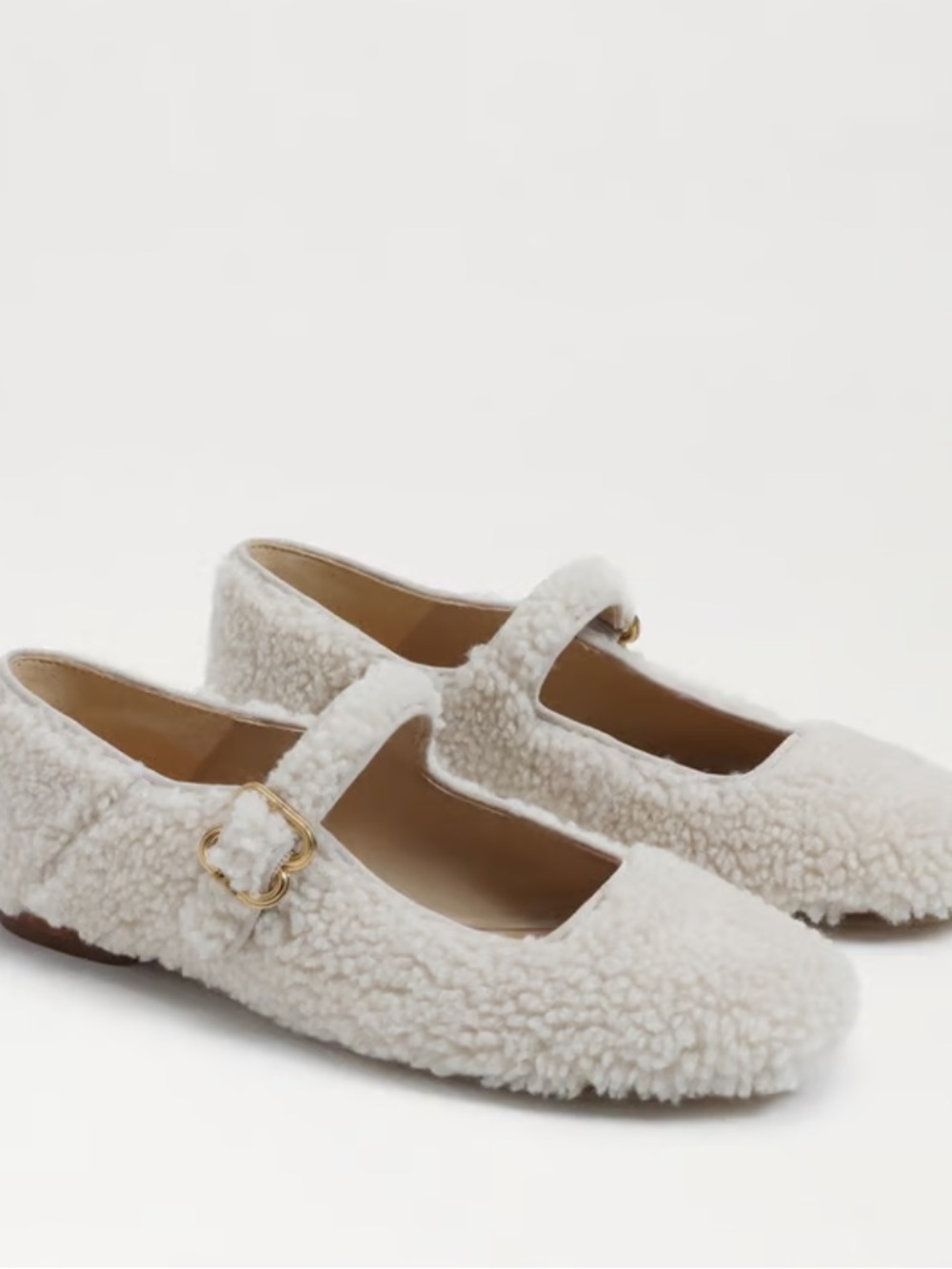 Michaela Mary Jane Sherpa Flat in Nature Mist